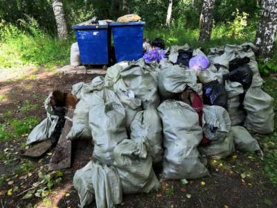 В Глазове в парке Заречном общественники собрали 116 мешков мусора - gorodglazov.com - Глазов - Удмуртия - Благоустройство