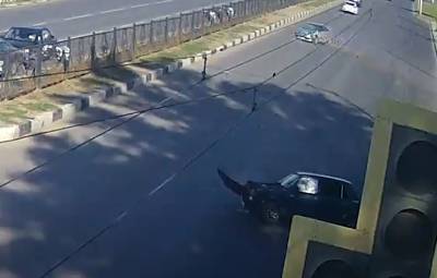Очередное ДТП на Московском шоссе попало на видео - 7info.ru - Рязань