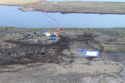 Ставший причиной аварии резервуар на норильской ТЭЦ снесли до фундамента - vm.ru - Норильск