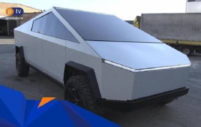 Tesla Cybertruck - В Полтаве создали копию Tesla Cybertruck - korrespondent.net - Украина - Полтава