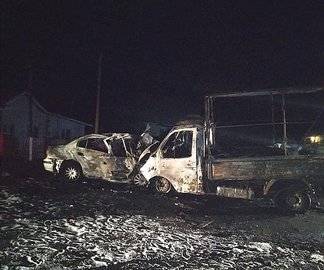 В Башкирии после столкновения сгорели два встречных автомобиля: Погибли два человека - ufacitynews.ru - Башкирия - Уфа - Пензенская обл. - район Абзелиловский