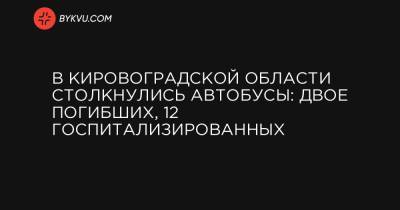 В Кировоградской области столкнулись автобусы: двое погибших, 12 госпитализированных - bykvu.com - Украина - Киев - Одесса - Кировоградская обл.