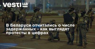 Александр Лукашенко - В Беларуси отчитались о числе задержанных - как выглядят протесты в цифрах - vesti.ua - Белоруссия - Протесты