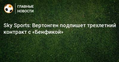 Ян Вертонген - Sky Sports: Вертонген подпишет трехлетний контракт с «Бенфикой» - bombardir.ru