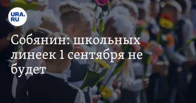 Сергей Собянин - Собянин: школьных линеек 1 сентября не будет - ura.news - Москва - Россия