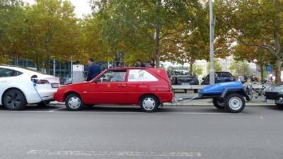 На море за 29 грн: днепряне переделали старую "Таврию" в электрокар, фото - dnepr.politeka.net - Днепр