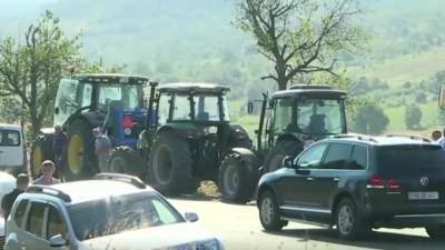 Молдавия - Молдавские фермеры заблокировали трассу под Кишиневом - piter.tv - Кишинев