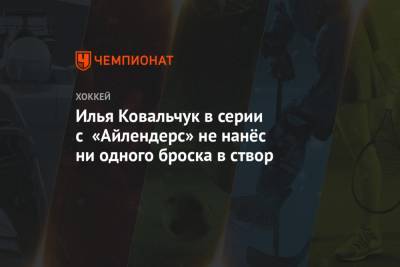 Илья Ковальчук - Илья Ковальчук в серии с «Айлендерс» не нанёс ни одного броска в створ - championat.com - Россия - Вашингтон - Нью-Йорк