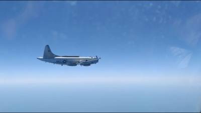 Российский Су-27 вновь перехватил американский самолет над Черным морем - news-front.info - Россия - Черное Море