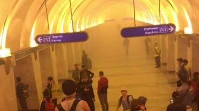 Питер Онлайн - В Петербурге закрывали станцию метро "Проспект Просвещения" - piter.tv - Санкт-Петербург