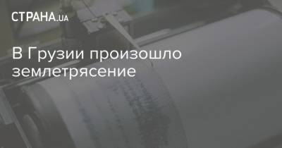 В Грузии произошло землетрясение - strana.ua - Украина - Грузия - Ивано-Франковская обл. - Тбилиси - Черновицкая обл.