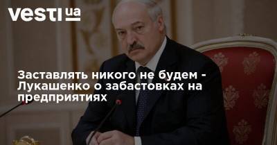 Александр Лукашенко - Заставлять никого не будем - Лукашенко о забастовках на предприятиях - vesti.ua - Белоруссия - Минск - Протесты