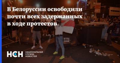 Александр Лукашенко - В Белоруссии освободили почти всех задержанных в ходе протестов - nsn.fm - Белоруссия