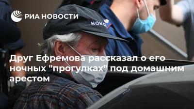 Михаил Ефремов - Эльман Пашаев - Друг Ефремова рассказал о его ночных "прогулках" под домашним арестом - ria.ru - Москва