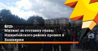 Митинг за отставку главы Ишимбайского района прошел в Башкирии - ridus.ru - Башкирия - район Ишимбайский