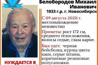 В Новосибирске уже 10 дней ищут дедушку в резиновых полусапожках - novos.mk.ru - Новосибирск - район Советский, Новосибирск