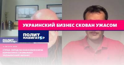 Виктор Скаршевский - Украинский бизнес скован ужасом - politnavigator.net - Украина