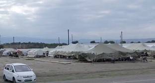 400 человек вывезены в Азербайджан из палаточного лагеря близ Куллара - kavkaz-uzel.eu - Россия - респ. Дагестан - Азербайджан - район Магарамкентский