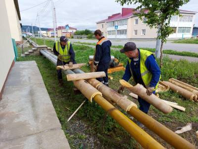 В Озерском меняют трубы отопления - sakhalin.info - Озерск