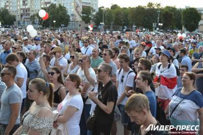 Шахтеры вышли на митинг в центр Солигорска - naviny.by - Солигорск
