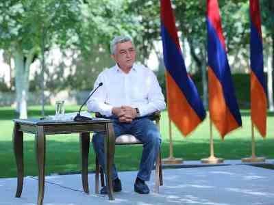 Серж Саргсян - Сейран Оганян - Андраник Кочарян - Третий президент Армении: В начале апрельской войны я мог дать лишь один приказ - news.am - США - Армения