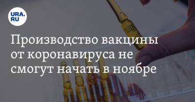 Михаил Костинов - Производство вакцины от коронавируса не смогут начать в ноябре. Объяснение эпидемиолога - ura.news - Россия