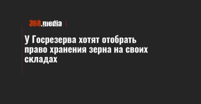 Денис Шмыгаль - Игорь Петрашко - У Госрезерва хотят отобрать право хранения зерна на своих складах - 368.media