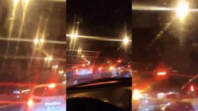 В массовой аварии с автомобилем ДПС на КАД пострадала женщина - piter.tv - Санкт-Петербург