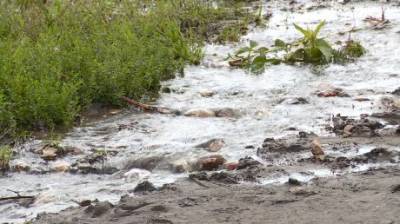 Из-за прорыва трубы на Ладожской впустую тратится чистая вода - penzainform.ru - Пенза