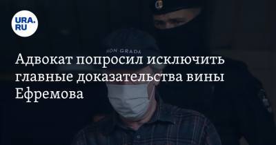 Михаил Ефремов - Александр Добровинский - Эльман Пашаев - Адвокат попросил исключить главные доказательства вины Ефремова - ura.news