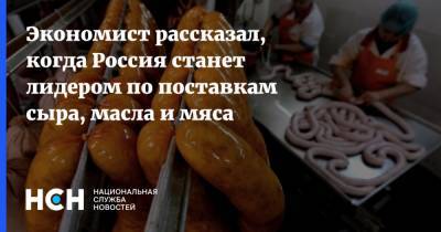 Василий Колташов - Экономист рассказал, когда Россия станет лидером по поставкам сыра, масла и мяса - nsn.fm - Россия