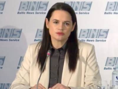 Александр Лукашенко - Светлана Тихановская - Тихановская дала первую пресс-конференцию после выборов в Беларуси - unn.com.ua - Киев - Белоруссия - Литва - Протесты