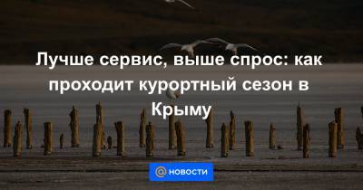 Лучше сервис, выше спрос: как проходит курортный сезон в Крыму - news.mail.ru - Россия - Крым - Симферополь - Севастополь