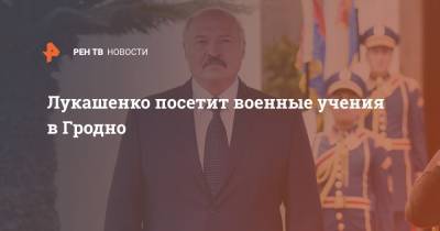 Владимир Путин - Александр Лукашенко - Лукашенко посетит военные учения в Гродно - ren.tv - Белоруссия - район Гродно