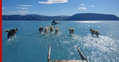 Ледяной щит Гренландии превратился в водный из-за стремительного таяния льда: видео - profile.ru - Гренландия