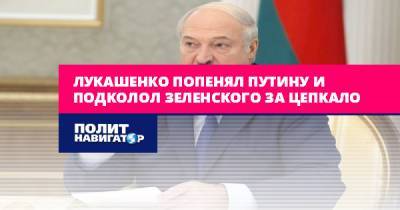 Александр Лукашенко - Валерий Цепкало - Лукашенко попенял Путину и подколол Зеленского за Цепкало - politnavigator.net - Россия - Украина - Киев - Белоруссия - Варшава