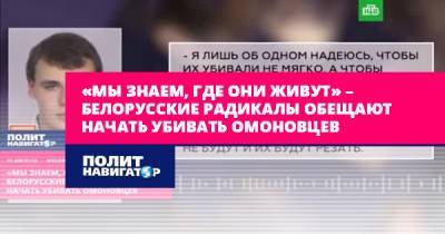 «Мы знаем, где они живут» – белорусские радикалы обещают начать... - politnavigator.net - Россия - Минск