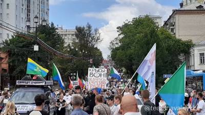 Сергей Фургал - Мэрия Хабаровска насчитала 1,5 тыс. человек на акции в поддержку Фургала - znak.com - Хабаровск