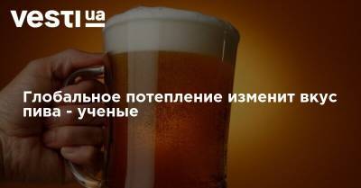 Глобальное потепление изменит вкус пива - ученые - vesti.ua