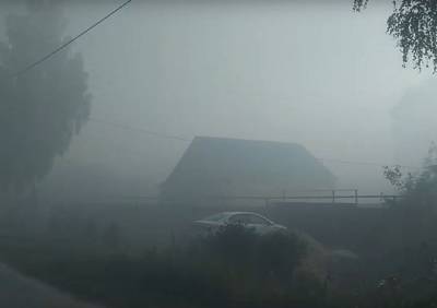 Туму накрыл густой смог от горящей свалки - ya62.ru - Рязань - район Клепиковский