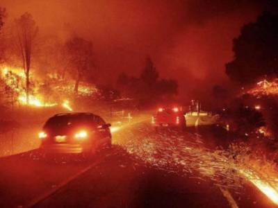 Крис Кэссиди - «Шокирующие снимки»: масштабные пожары в Калифорнии сняли из космоса - golos.ua - США - шт. Калифорния - штат Род-Айленд