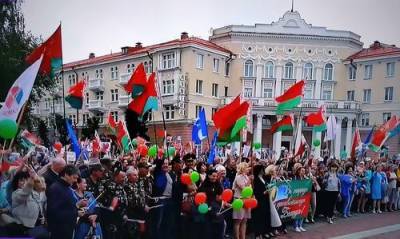 Что думают участники акции протеста о вмешательстве других стран в дела Белоруссии - argumenti.ru - США - Белоруссия - Минск - Запад - Ес