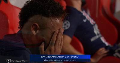 Неймар расплакался после поражения ПСЖ в финале Лиги чемпионов - ren.tv - Германия - Франция