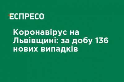 Коронавирус на Львовщине: за сутки 136 новых случаев - ru.espreso.tv - Львов