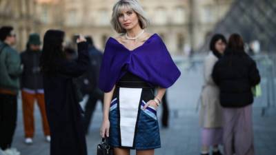 Рози Хантингтон-Уайтли - Streetstyle: 12 способов как носить стеганую юбку этой осенью - skuke.net