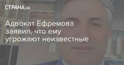 Михаил Ефремов - Игорь Краснов - Адвокат Ефремова заявил, что ему угрожают неизвестные - strana.ua - Россия