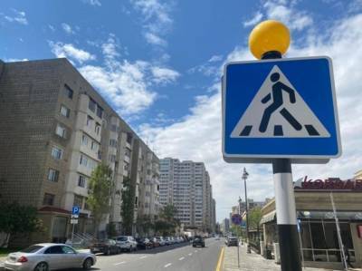 В Баку на пешеходных переходах ставят мигающие лампы - aze.az - Азербайджан - Баку