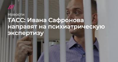 Дмитрий Рогозин - Иван Павлов - Иван Сафронов - ТАСС: Ивана Сафронова направят на психиатрическую экспертизу - tvrain.ru - США - Чехия