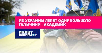 Из Украины лепят одну большую Галичину – академик - politnavigator.net - Россия - Украина