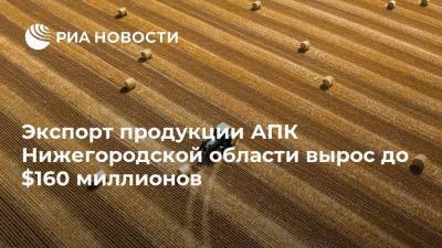 Глеб Никитин - Экспорт продукции АПК Нижегородской области вырос до $160 миллионов - smartmoney.one - Нижегородская обл.